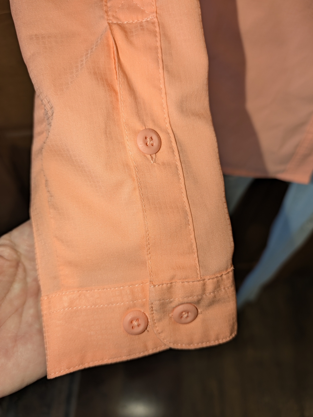 Columbia Women’s Long-Sleeve Sun Shirt - Peach - Picture 7 of 13